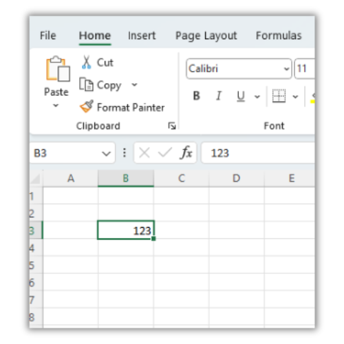 excelde hücre başına 0 ekleme